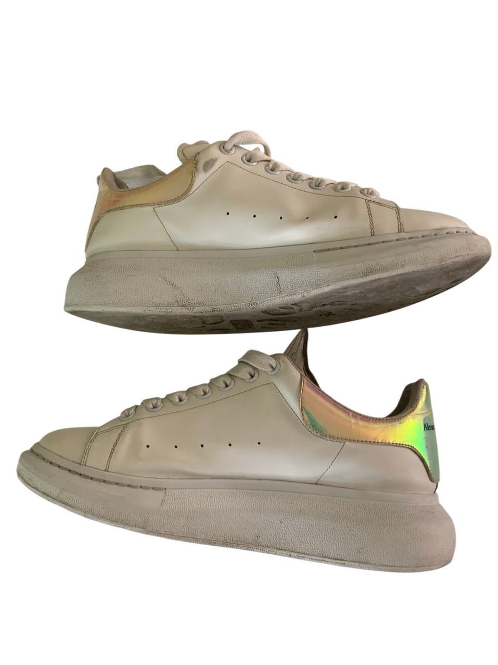 Alexander McQueen Oversized Leather Sneakers women's size 43 US 10